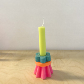 Building Block Candle | fluor small