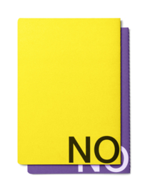 Mess studybook L | purple+yellow