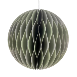 Honeycomb bol large | groen+grijs