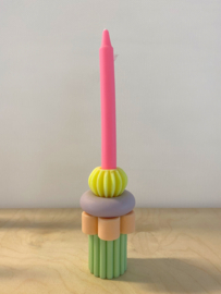 Building Block Candle | fluor large