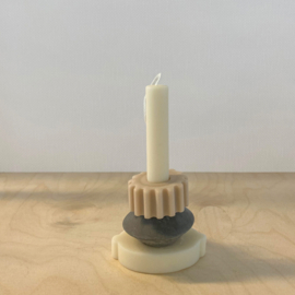 Building Block Candle | neutral small