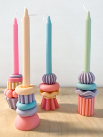 Building Block Candle | pastel large