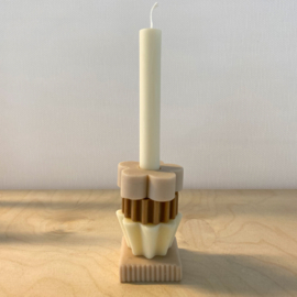 Building Block Candle | neutral medium