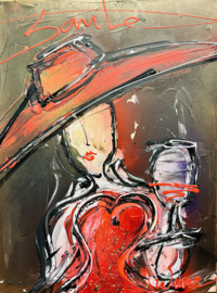 Sante -  [GOLD - BLACK - RED] - Wine Girl Collection