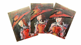 Sante -  [GOLD - BLACK - RED] - Wine Girl Collection