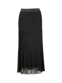 IZ NAIZ plissé rok uni black 7681