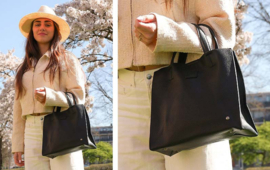 I'm Dutch handtas Paris- Zwart