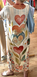 Viscose jurk Sweetheart