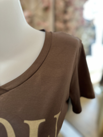 Musthave by Elja T-shirt- bruin
