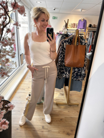 IZ NAIZ broek comfort taupe/gold 11369