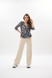 IZ NAIZ broek wijd Twil Sand 3868