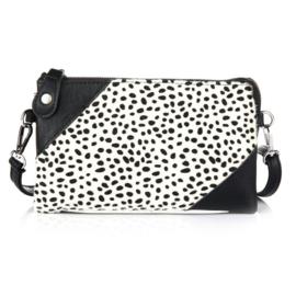 Tas Cheetah print zwart/wit