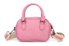 I'm Dutch handtas Lotus roze