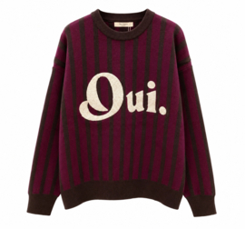By Clara trui bordeaux OUI