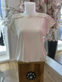Sophia Perla -  Andrea uni t-shirt Off white