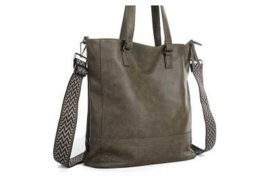 I'm Dutch schoudertas/shopper Clever - Dark green