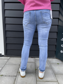 Triple Nine jeans  met sierknopen