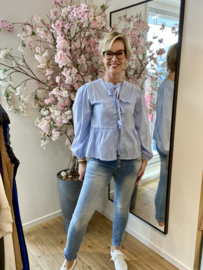 L'essentiel blouse met strikjes Fiene