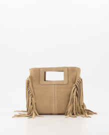 Sylvie Suede - handtas - zand