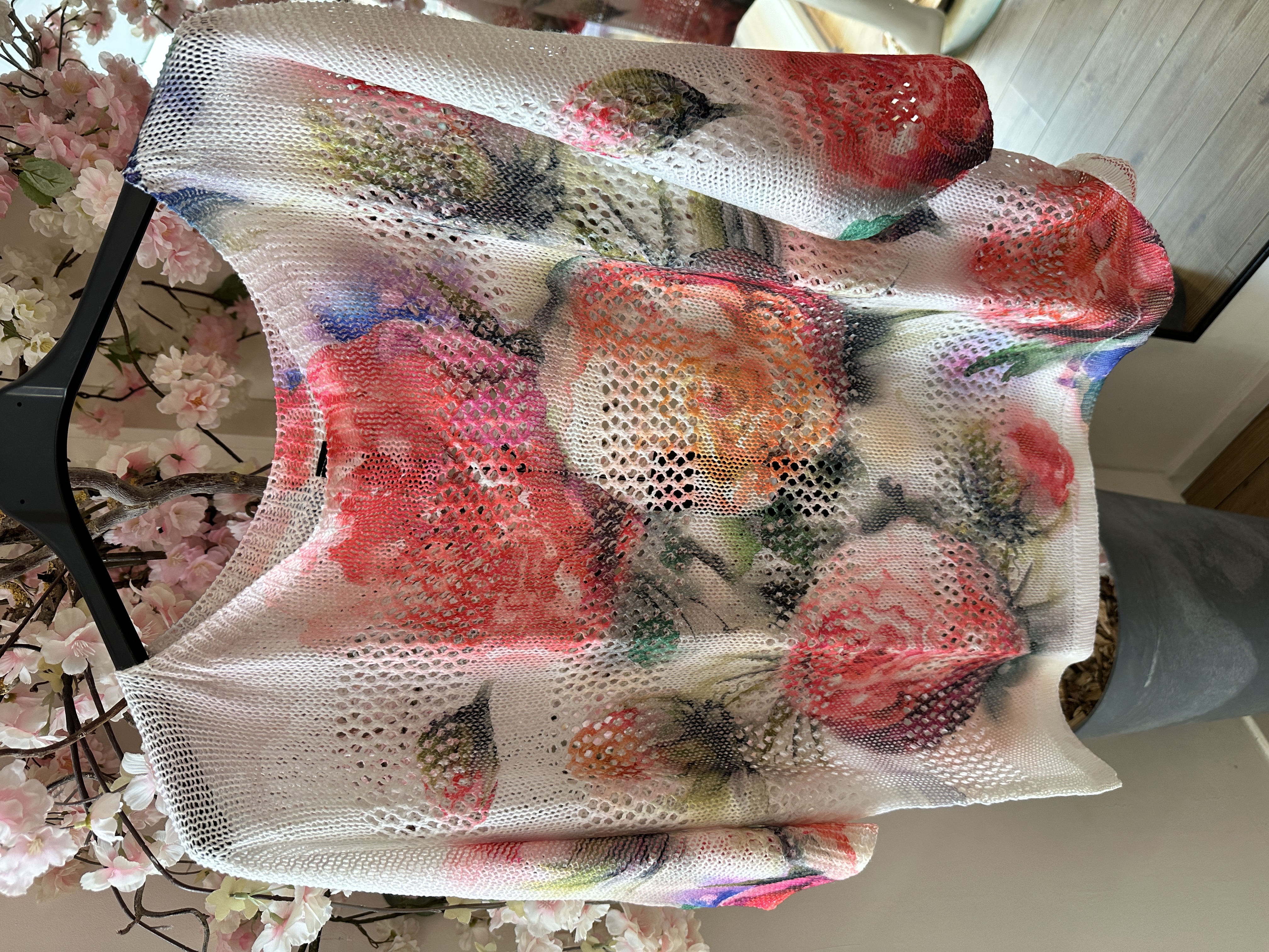 IZ NAIZ 8385 Trui print roses