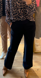 IZ NAIZ broek MAZ wijd navy 3868