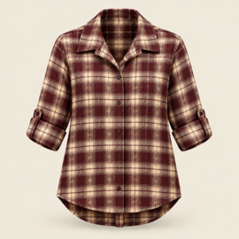 IZ NAIZ blokblouse 26197 bordeaux
