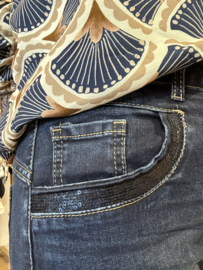 Jewelly jeans met sierknopen