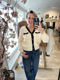 Gebreid vest Moewy