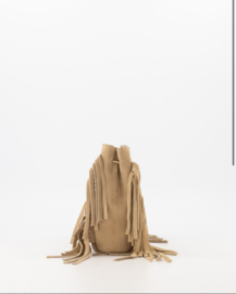 Sylvie Suede - handtas - zand
