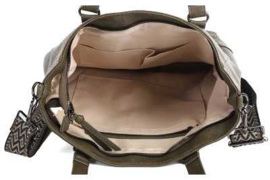 I'm Dutch schoudertas/shopper Clever - Dark green