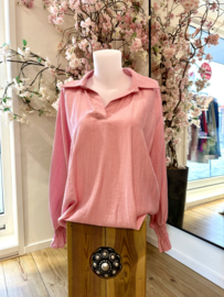 Gemma Ricceri blouse Megan One Size - Roze