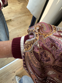 Blouse Petra bordeaux