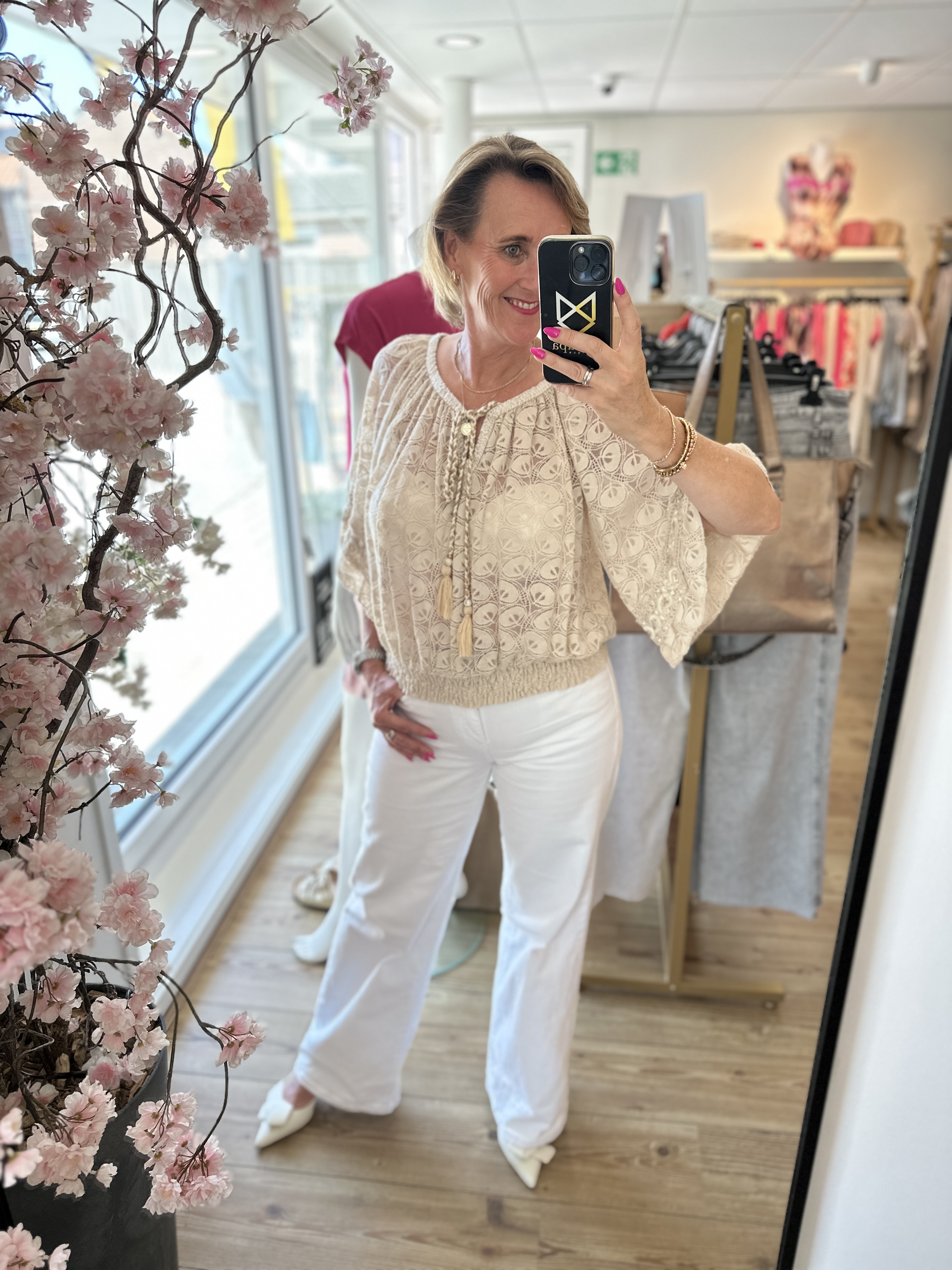 IZ NAIZ 55006 Blouse Ibiza Sand one size