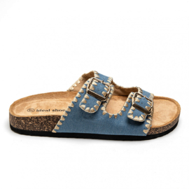 Slipper Birky jeansblauw