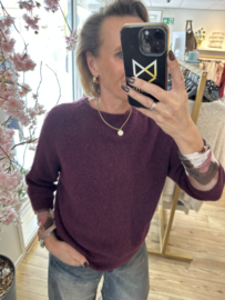 Alpaca truitje aubergine