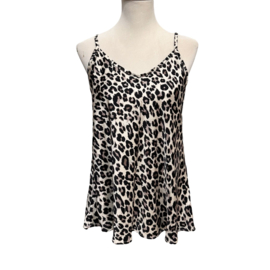 Viscose top leopard print