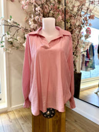 Gemma Ricceri blouse Megan One Size - Roze