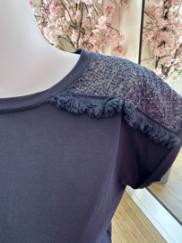 Sophia Perla -  Andrea uni t-shirt Marine