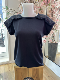 Sophia Perla -  Andrea uni t-shirt Marine