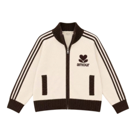 Gebreid vest Amour ecru