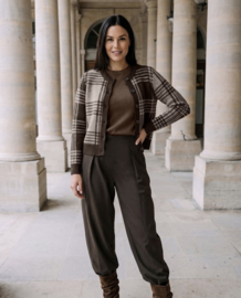 Sophia Perla -  vest Nina brown