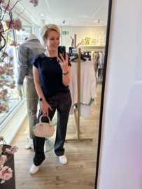 Mila Sarvé by Sophia Perla -  Lima print broek 508 navy