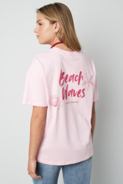 Gimme t-shirt  beach waves pink