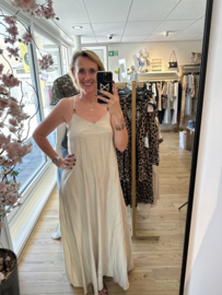 Viscose jurk Bibi - ecru