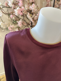 Forza Italian design by Basement satinlook top bordeaux