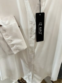 IZ NAIZ  blouse travel V wit 3701