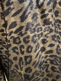 Musthave by Elja blouse leopard bronze