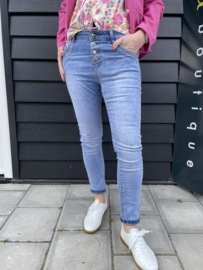 Triple Nine jeans  met sierknopen