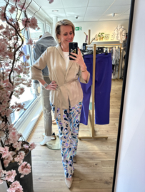 Sophia Perla -  Rosa  print broek 504