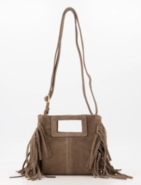 Sylvie Suede - handtas - taupe